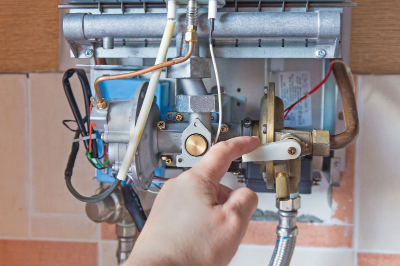 Plumbing and heating work in a Battersea property